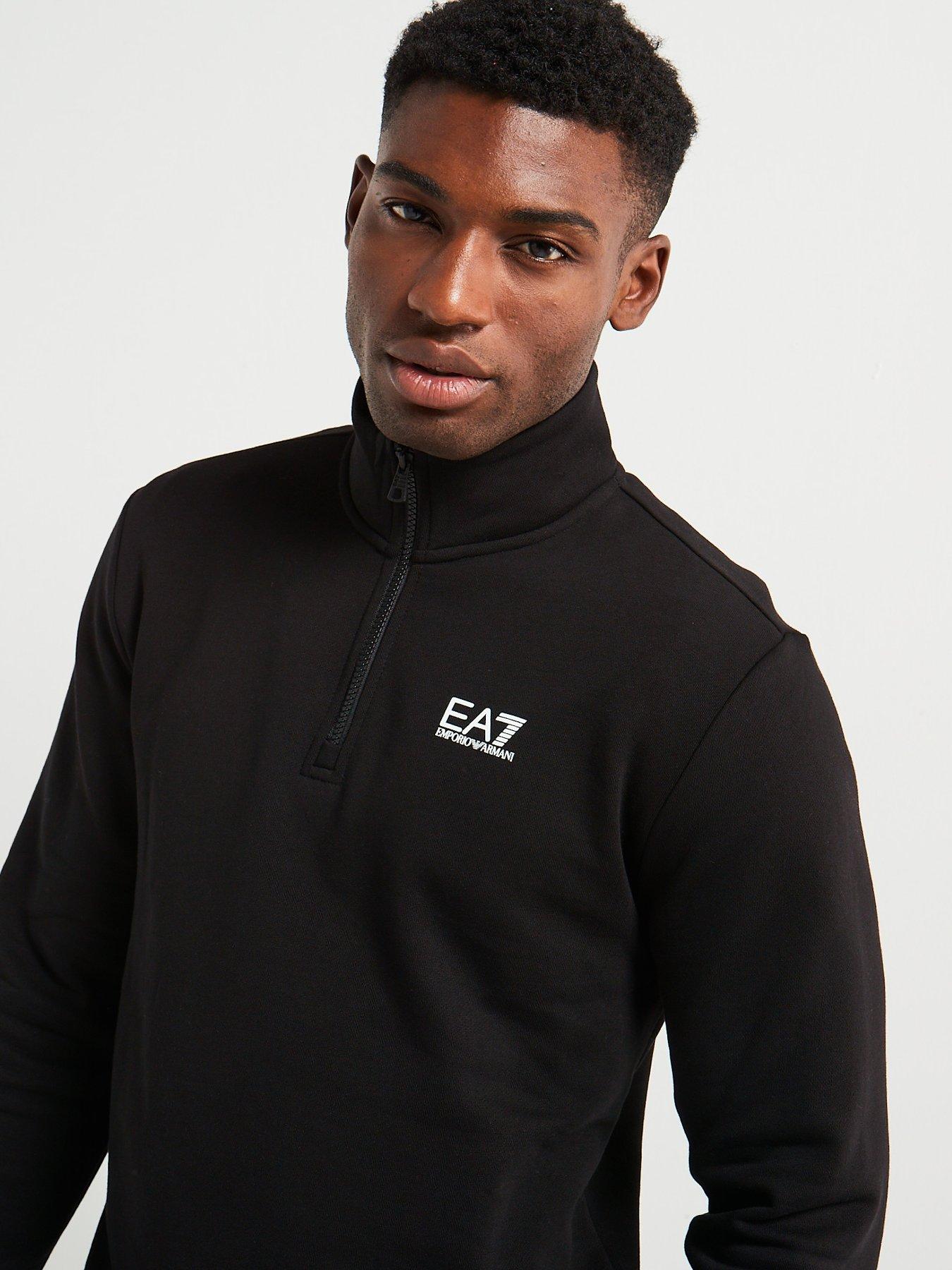 Image 4 of 4 of EA7 Emporio Armani Core Id 1/4 Zip Sweat - Black