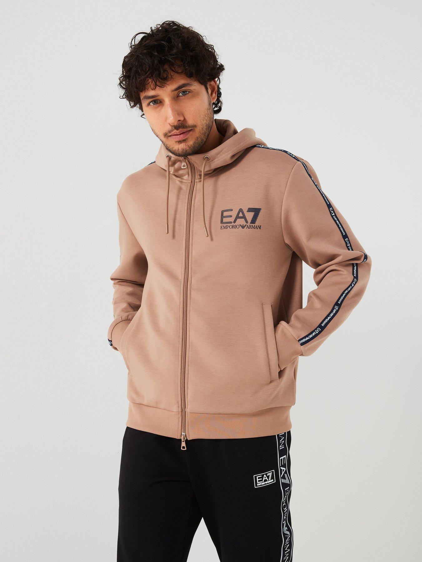 Ea7 hoodie mens sale best sale