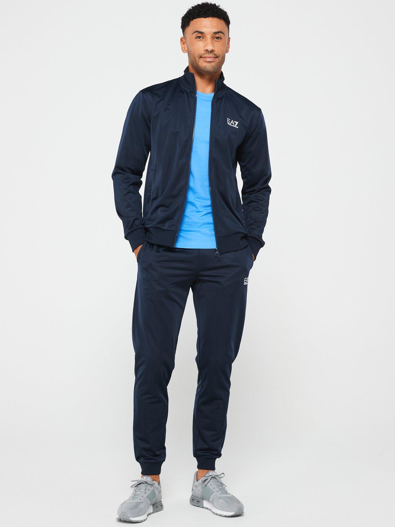 EA7 Emporio Armani Core Id Poly Zip Tracksuit - Dark Blue