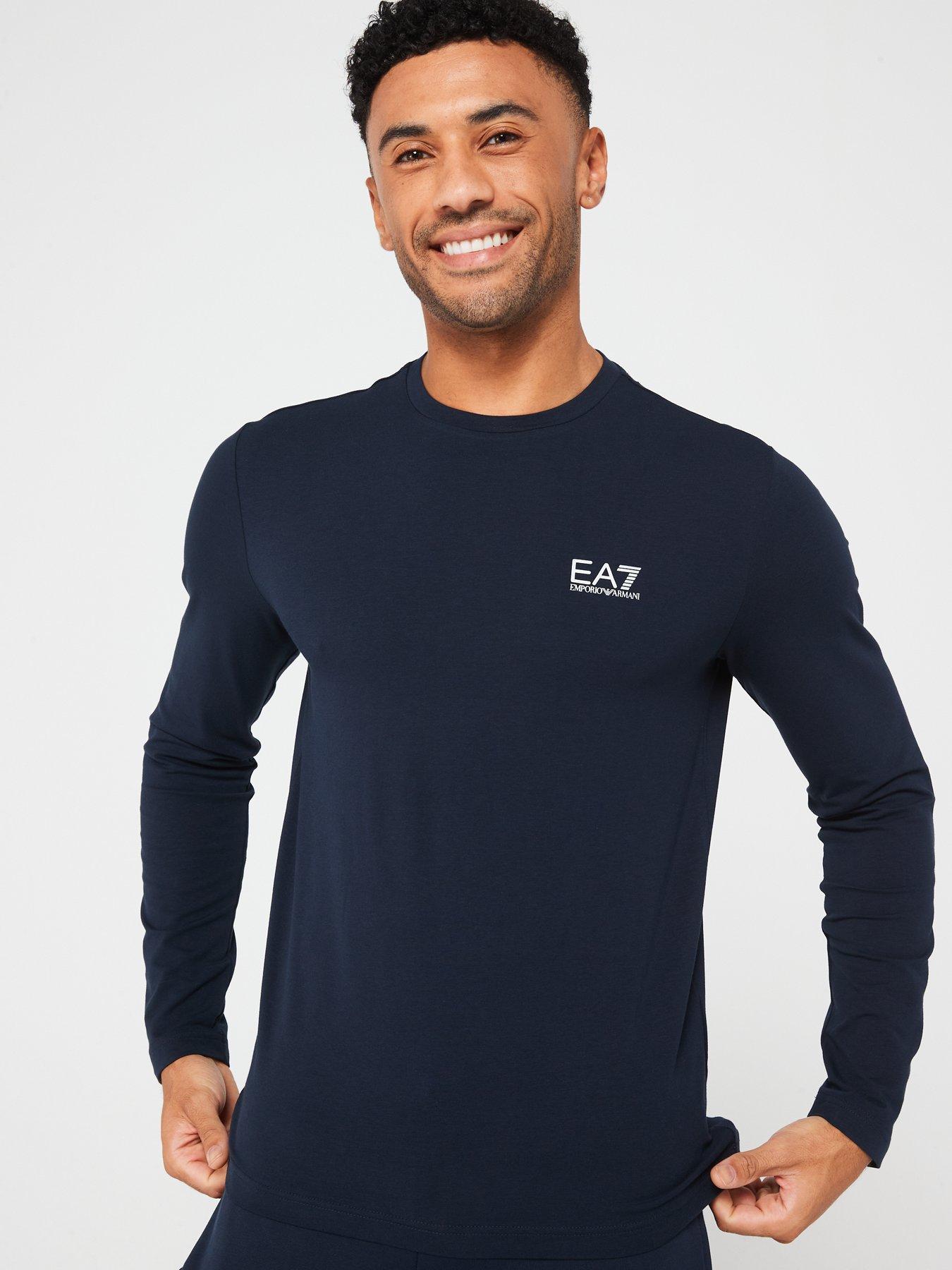 undefined Core ID Logo Long Sleeve T-Shirt - Dark Blue
