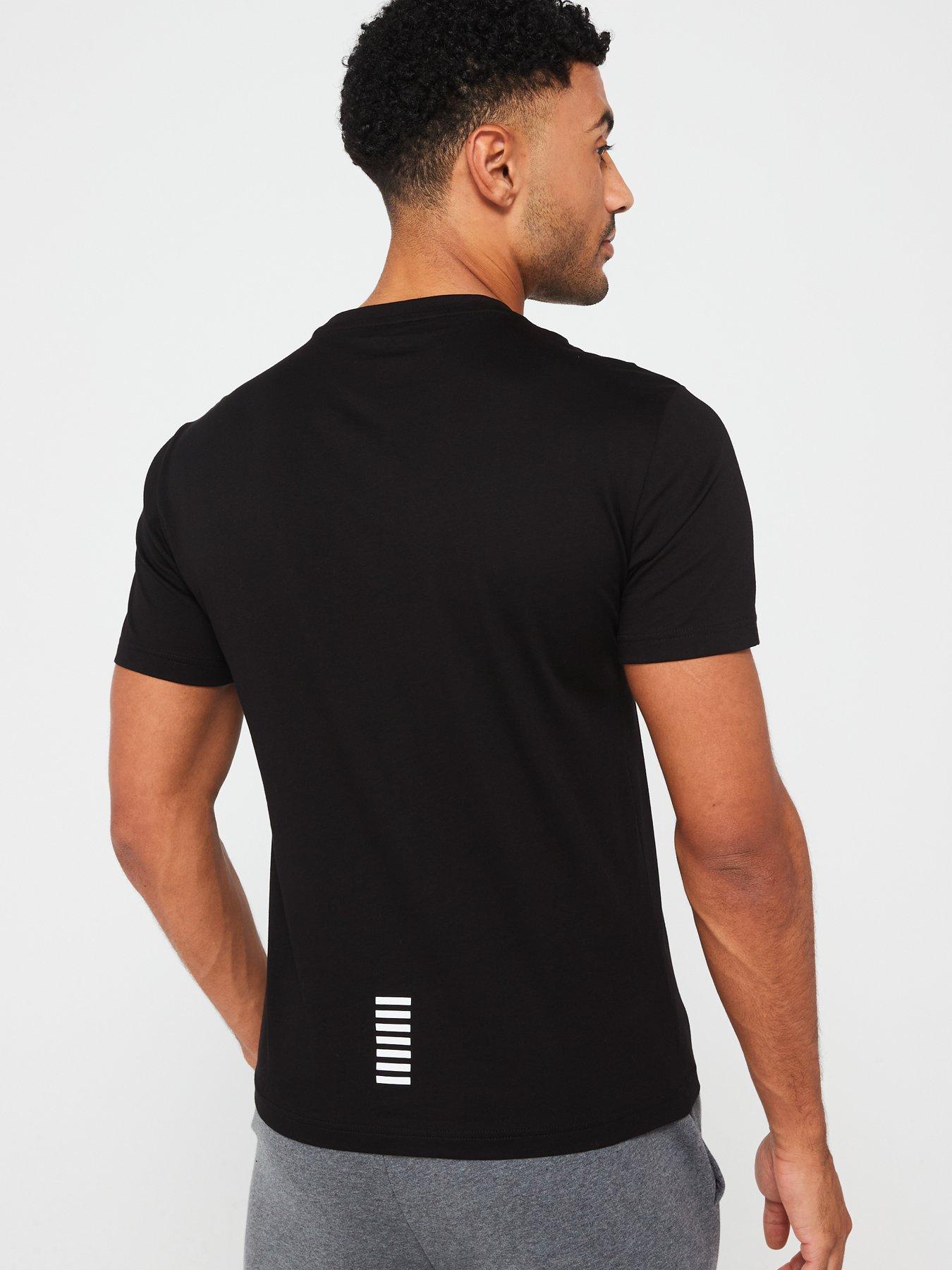 Image 2 of 4 of EA7 Emporio Armani Core Id Left Chest Logo T-Shirt - Black