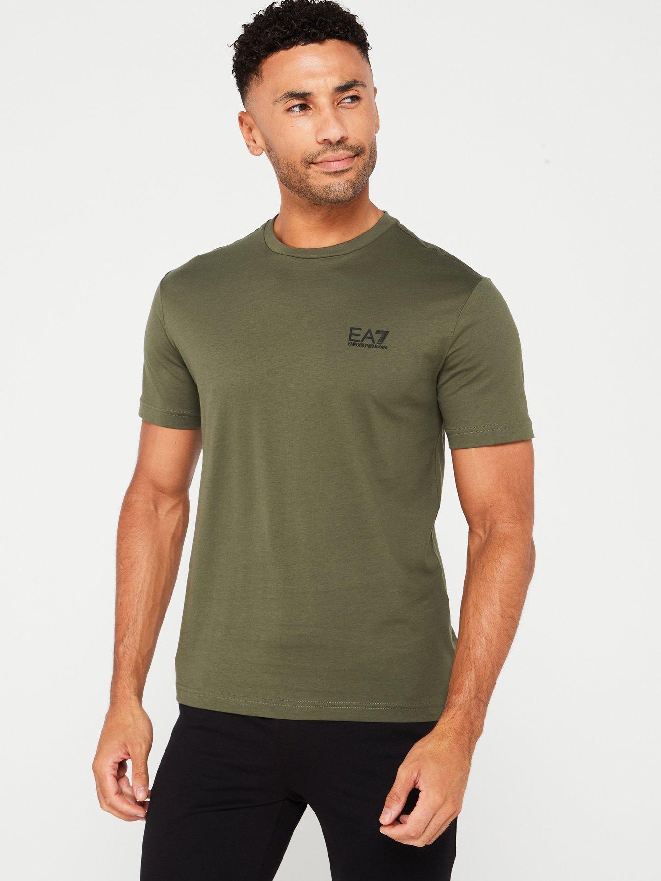 undefined Core ID Left Chest Logo T-Shirt - Khaki