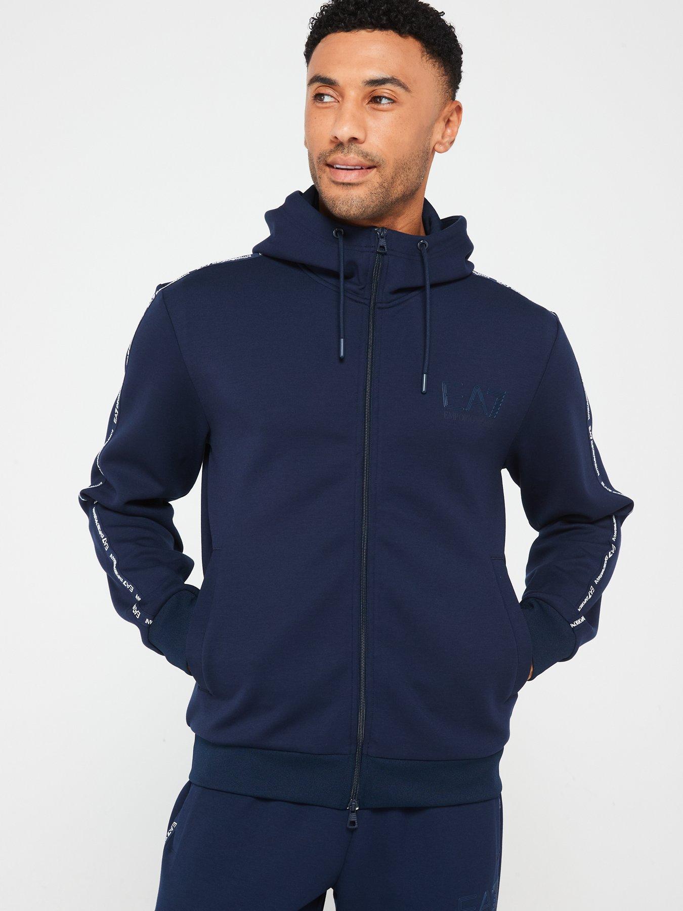 Armani hoodie men's sale hotsell