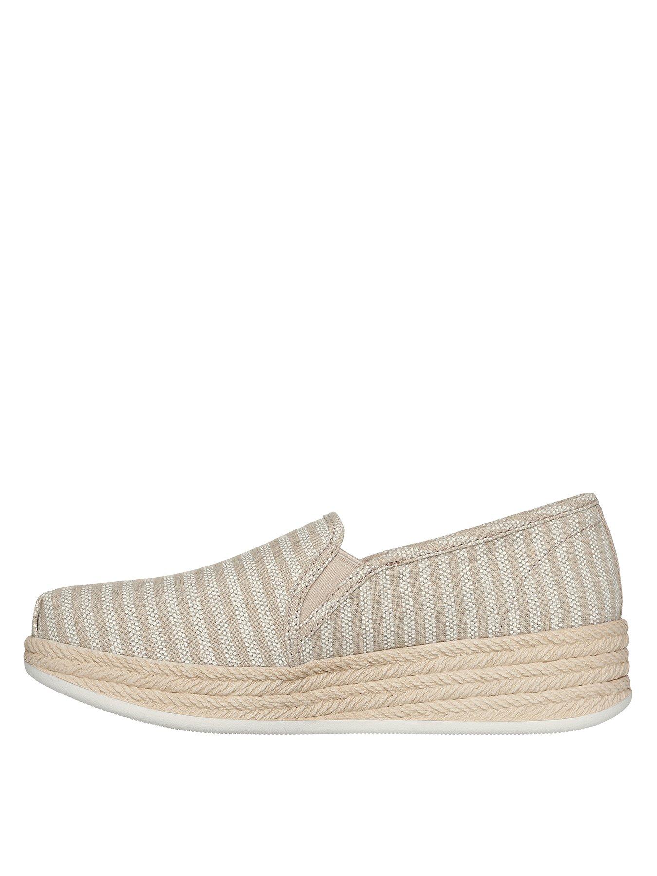 Skechers Bobs Urban Highlites - Pattern Play - Natural | Very.co.uk