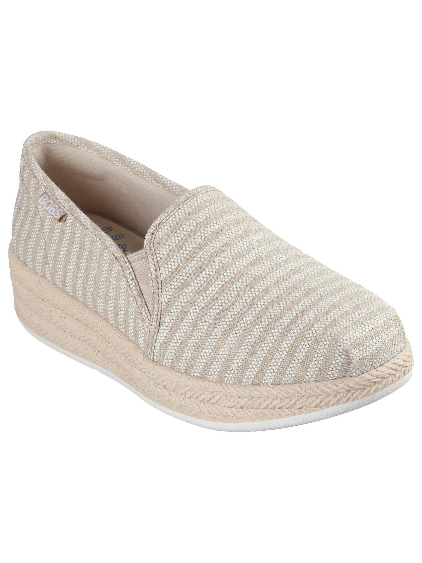 Skechers Bobs Urban Highlites - Pattern Play - Natural | Very.co.uk