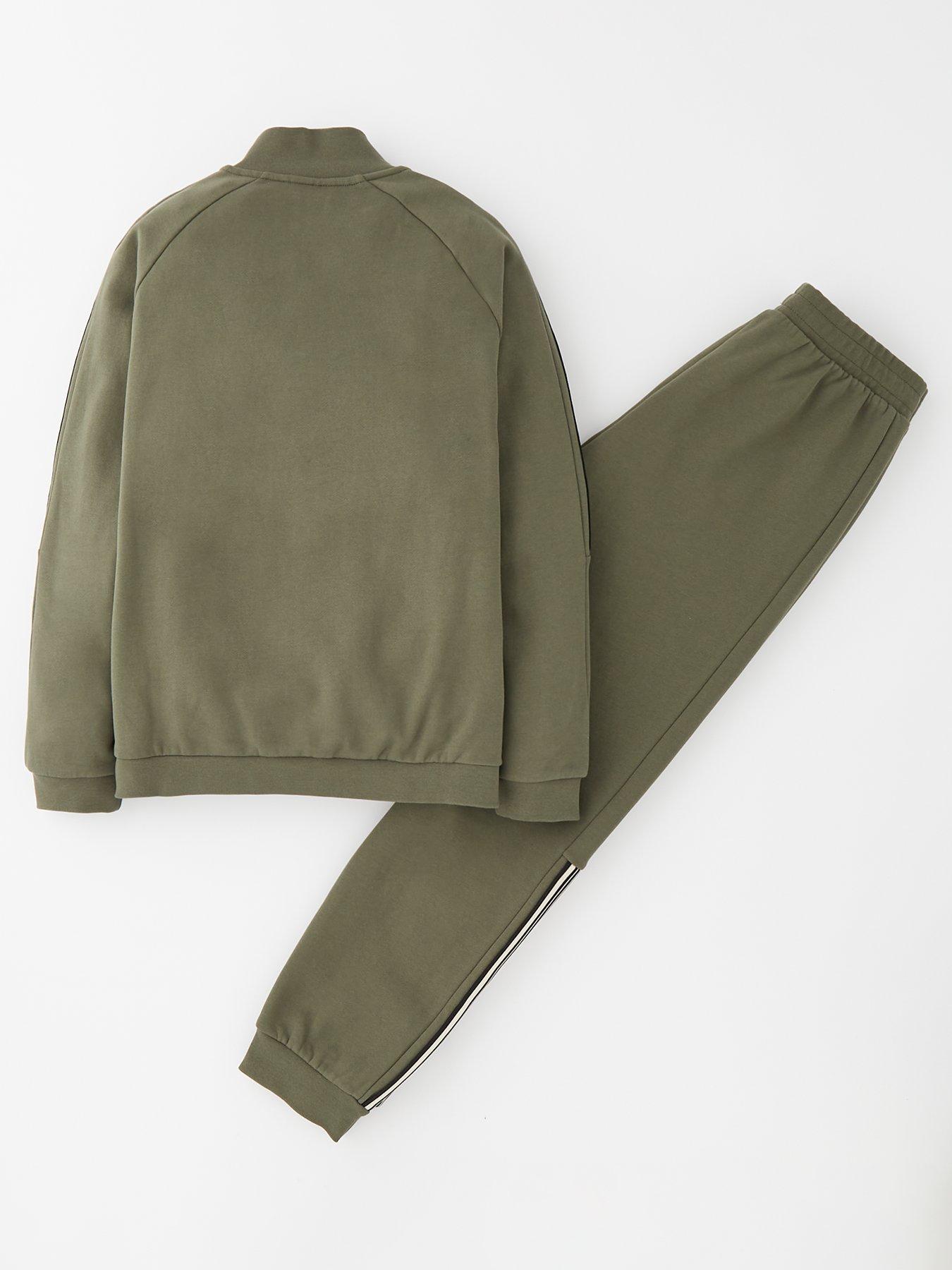 Armani tracksuit khaki store