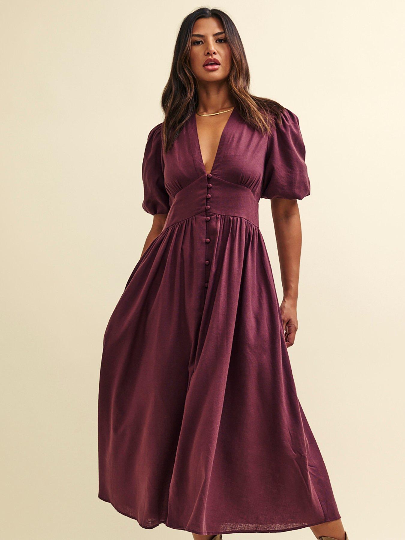 nobodys-child-starlight-midaxi-dress-plum