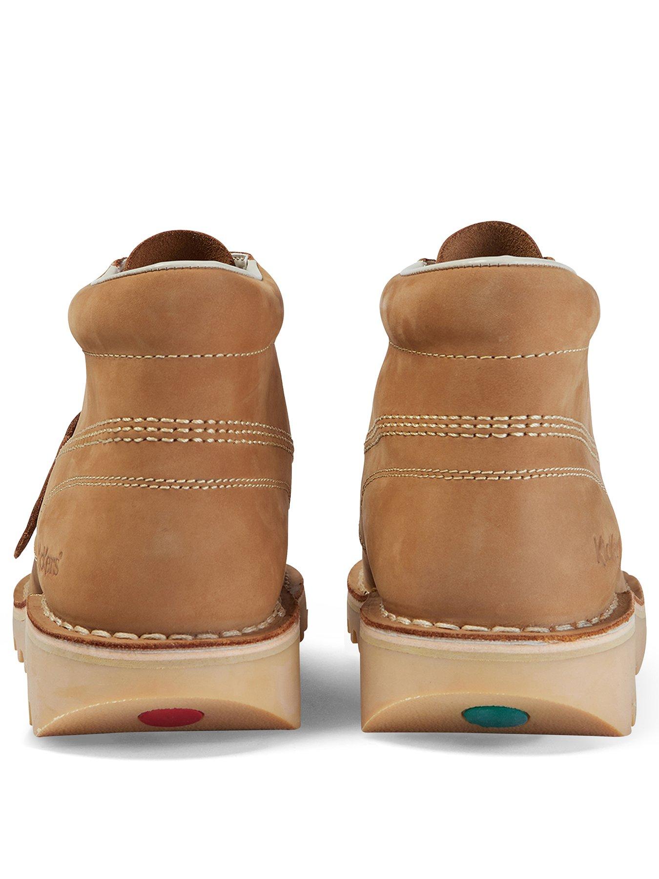 Image 3 of 6 of Kickers Kick Hi Nubuck Lace Up Boots - Brown