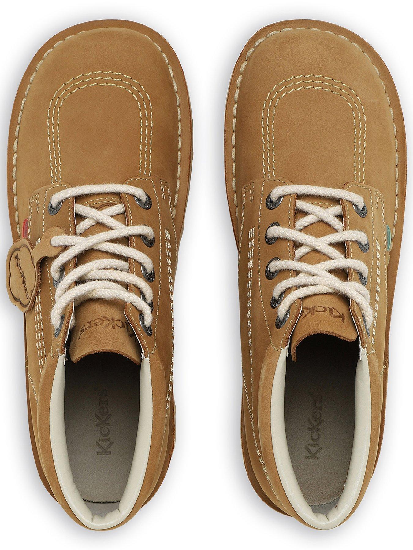 Image 4 of 6 of Kickers Kick Hi Nubuck Lace Up Boots - Brown