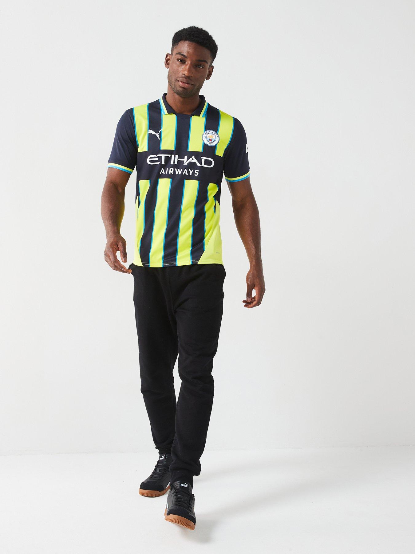 Image 3 of 5 of Puma Men's Manchester City 24/25 Short Sleeved Away Stadium Jersey - Navy