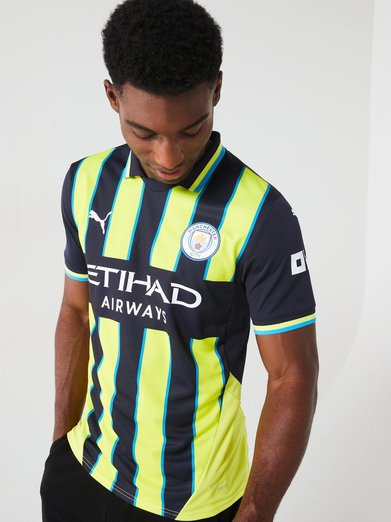 Image 5 of 5 of Puma Men's Manchester City 24/25 Short Sleeved Away Stadium Jersey - Navy