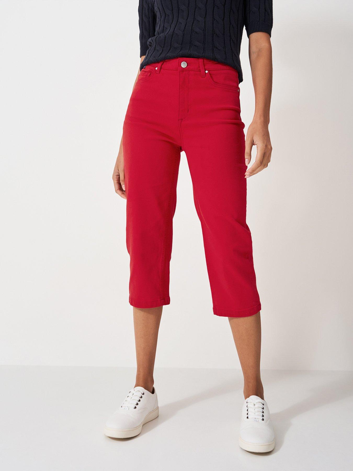 crew-clothing-mia-short-cropped-jean-red