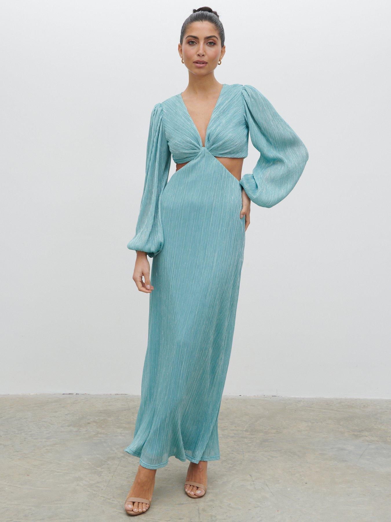 Metallic maxi dress uk hotsell