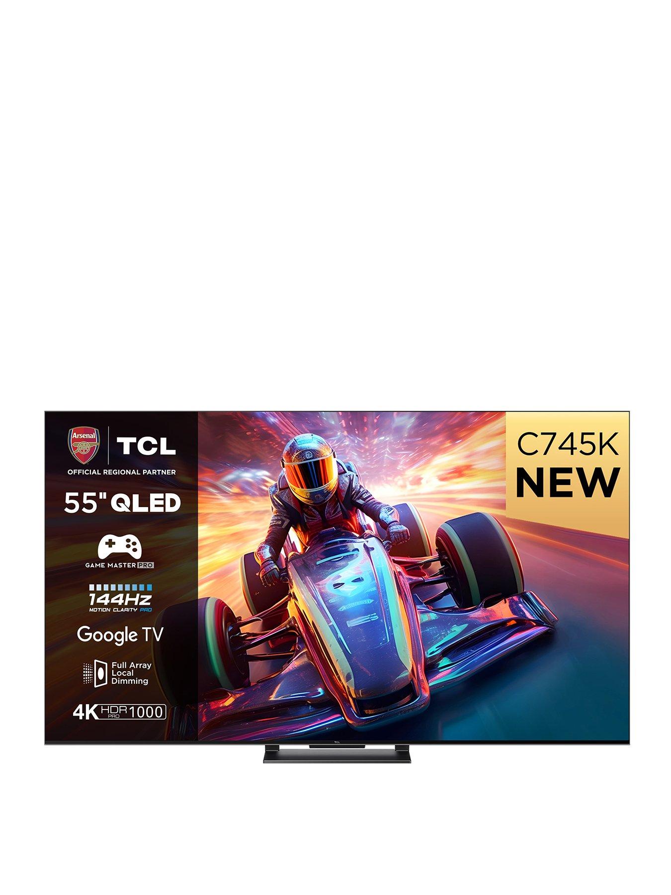 Tcl 55C745K, 55 Inch, Qled, 4K Smart Google Tv With Game Master Pro