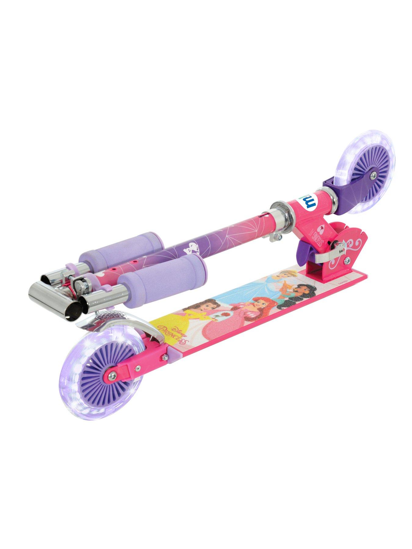 Image 4 of 6 of Disney Princess Folding Inline Scooter with Light Up Wheels