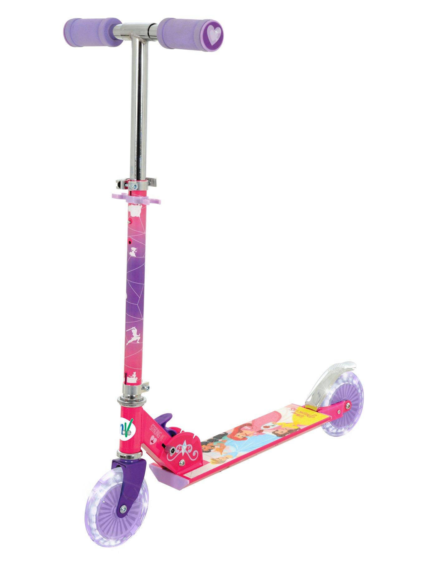 Image 5 of 6 of Disney Princess Folding Inline Scooter with Light Up Wheels
