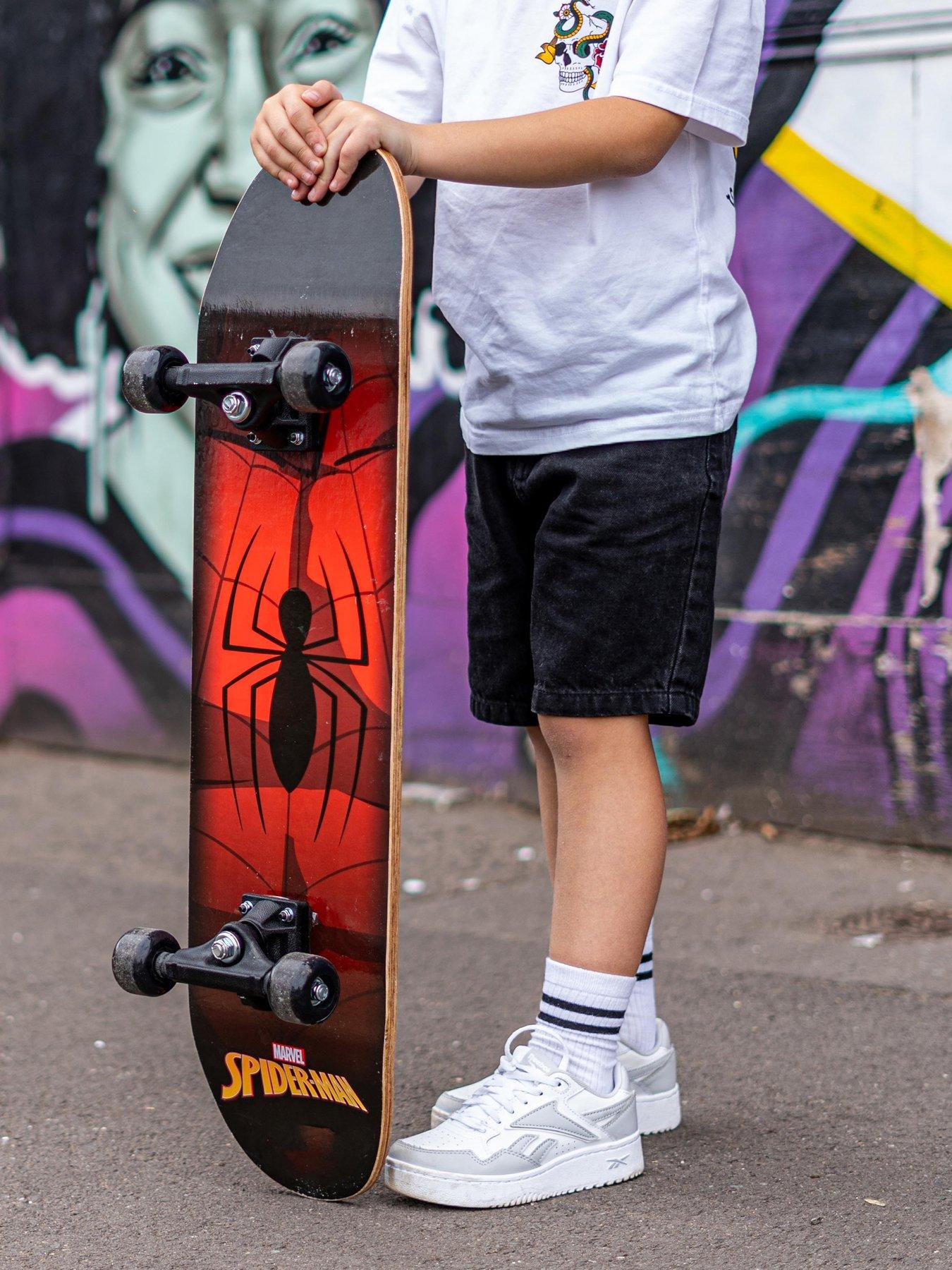 Image 2 of 6 of Spiderman Wooden Skateboard