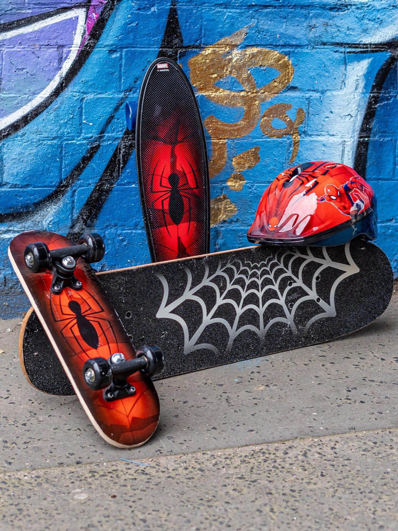 Image 3 of 6 of Spiderman Wooden Skateboard