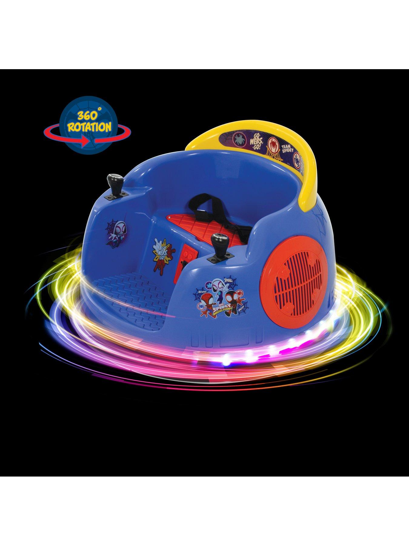 Image 2 of 8 of Spidey and His Amazing Friends Spidey &amp; His Amazing Friends 6V Electric Bumper Car Ride On