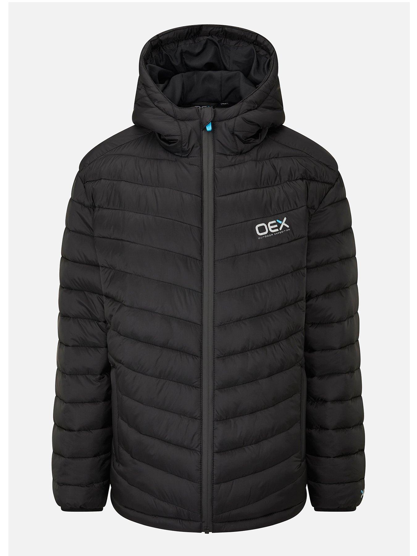 OEX Boys Junior Murdos Padded Jacket - Black