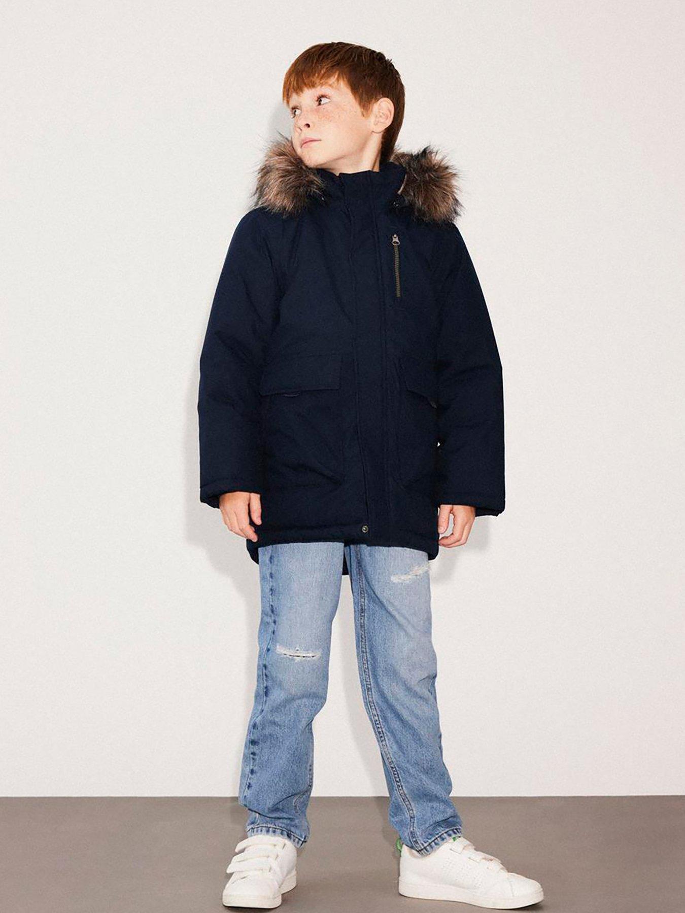 Name It Boys Parka - Navy, Navy, Size Age: 12 Years