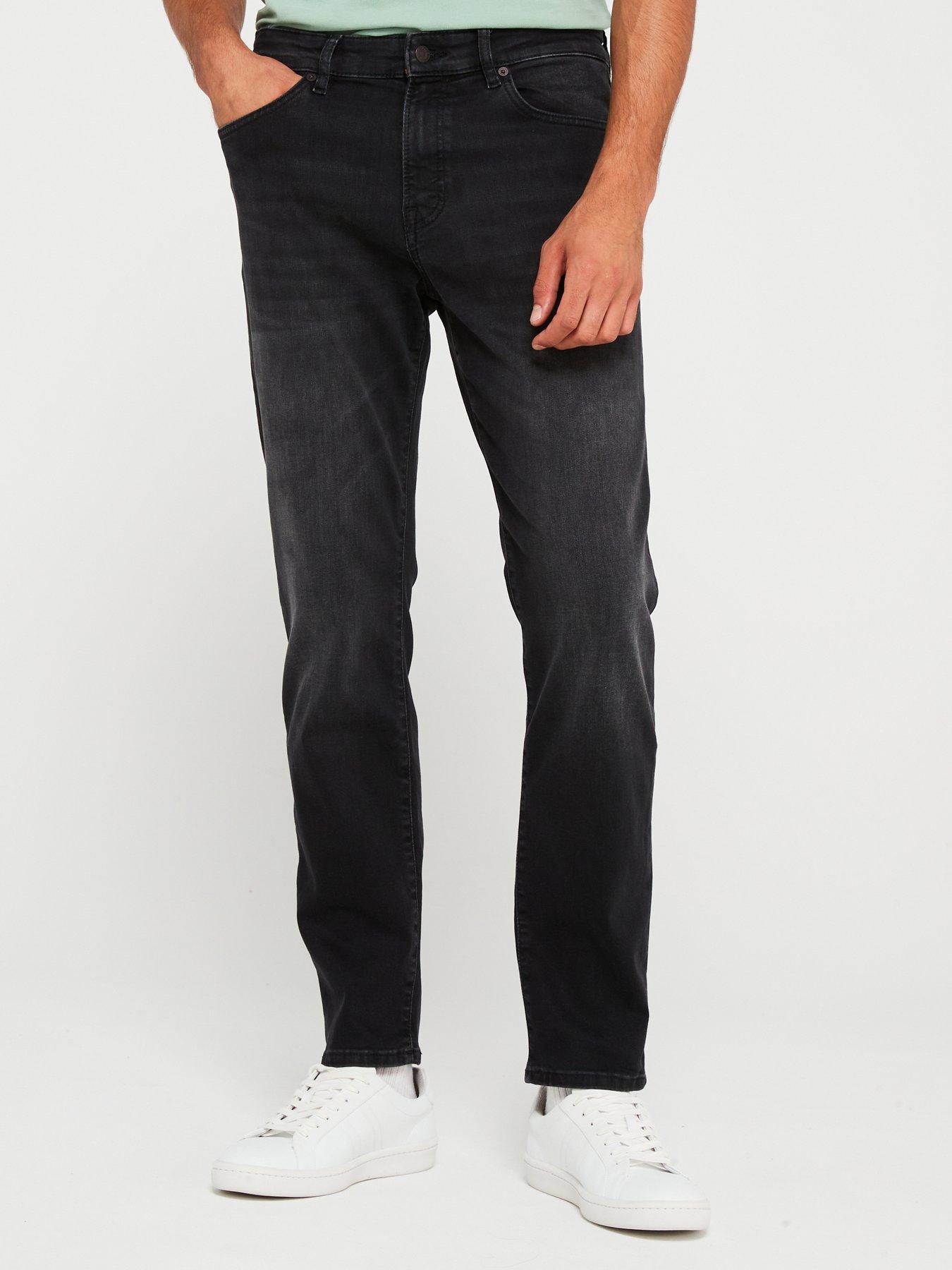 undefined ReMaine Bo Regular Fit Soft Motion Jeans - Black