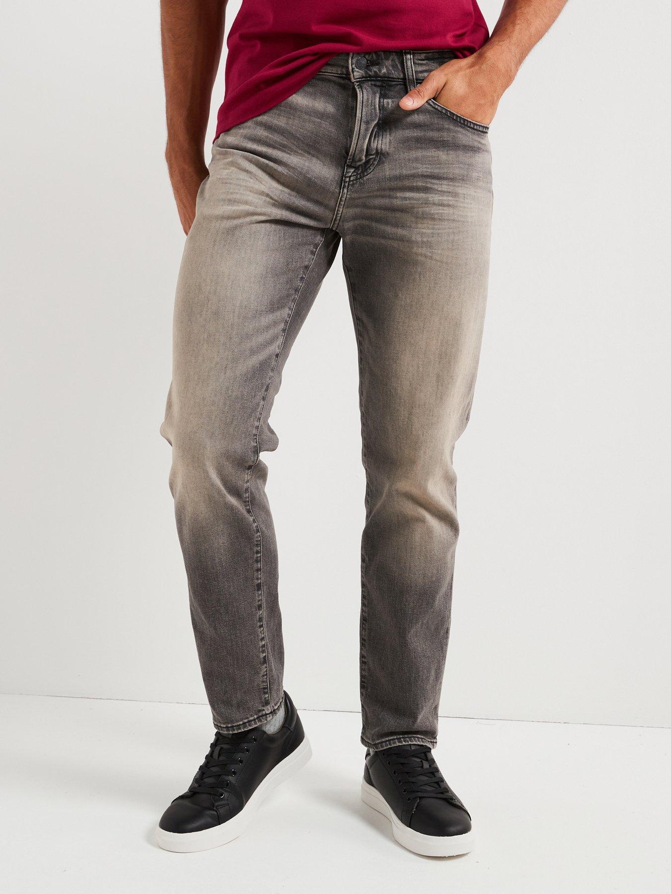 undefined ReMaine Bo Regular Fit Jeans - Light Grey