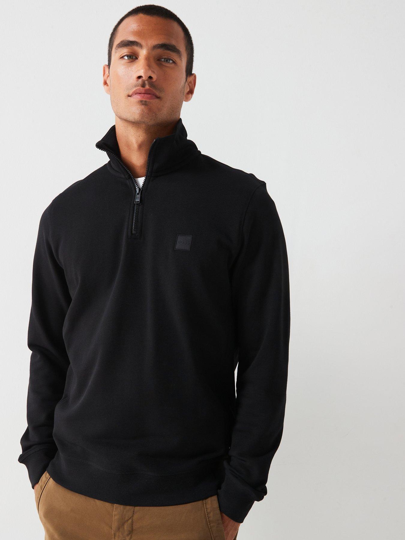 undefined Zetrust 1/4 Zip Sweat - Black