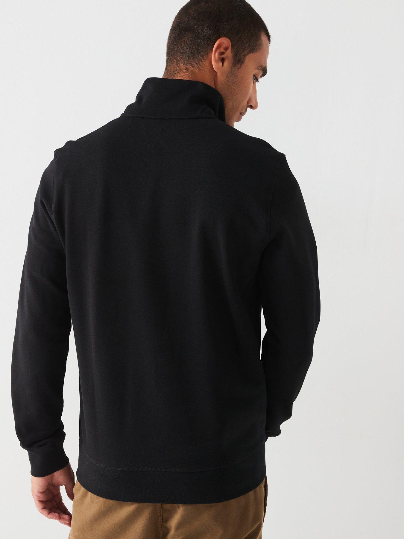 BOSS Zetrust 1/4 Zip Sweat - Black | Very