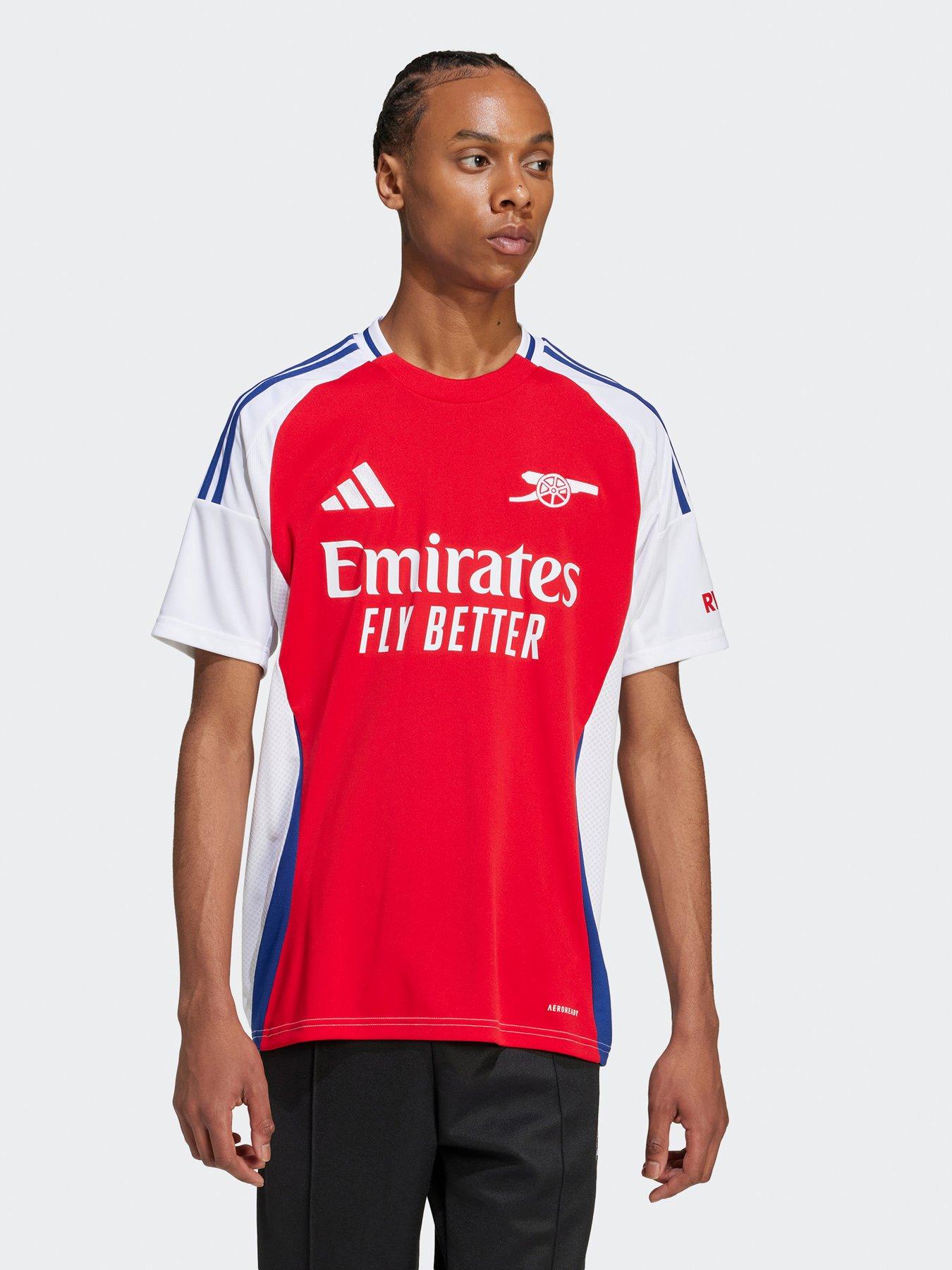 undefined Arsenal Mens 24/25 Home Stadium Replica Shirt - Red