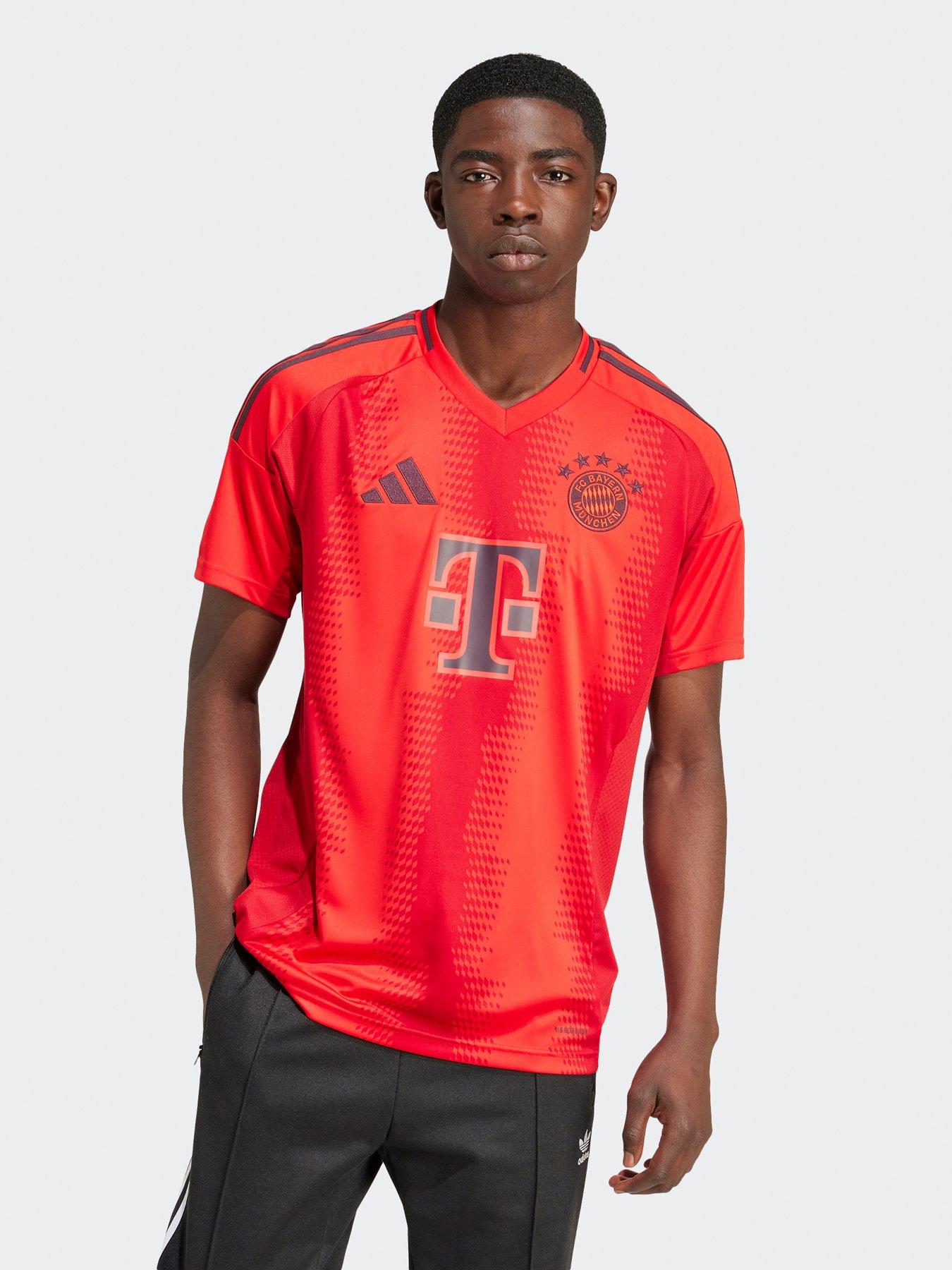 undefined Bayern Mens 24/25 Home Stadium Replica Shirt -red