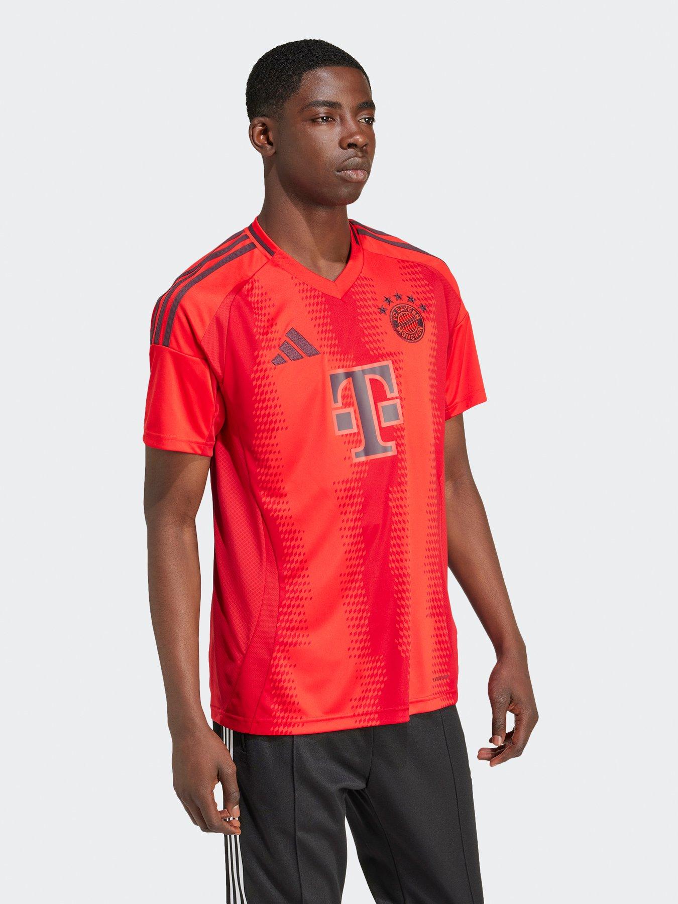 Image 3 of 5 of adidas Bayern Mens 24/25 Home Stadium Replica Shirt -red