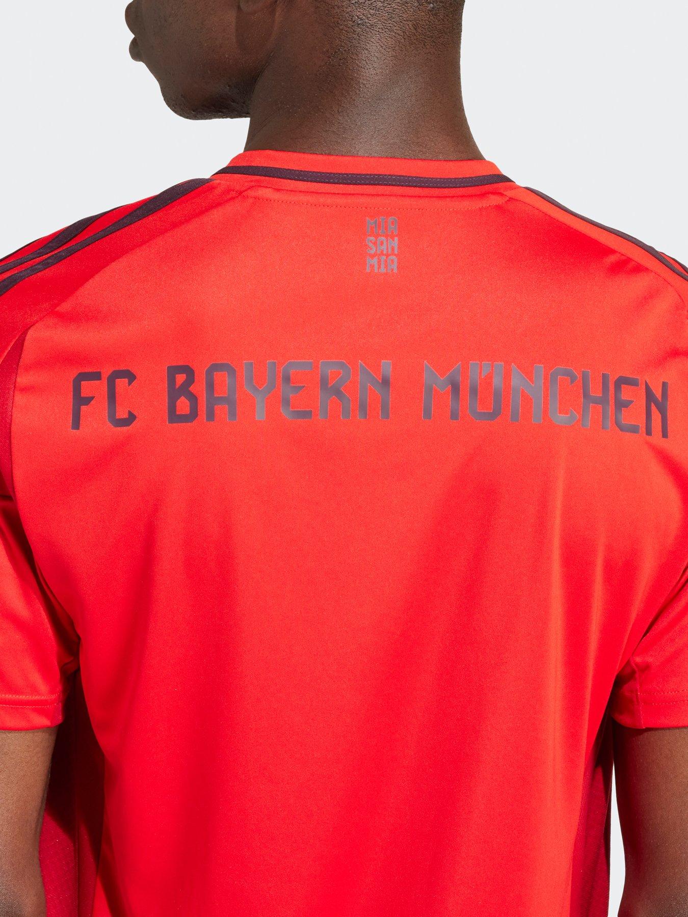 Image 4 of 5 of adidas Bayern Mens 24/25 Home Stadium Replica Shirt -red