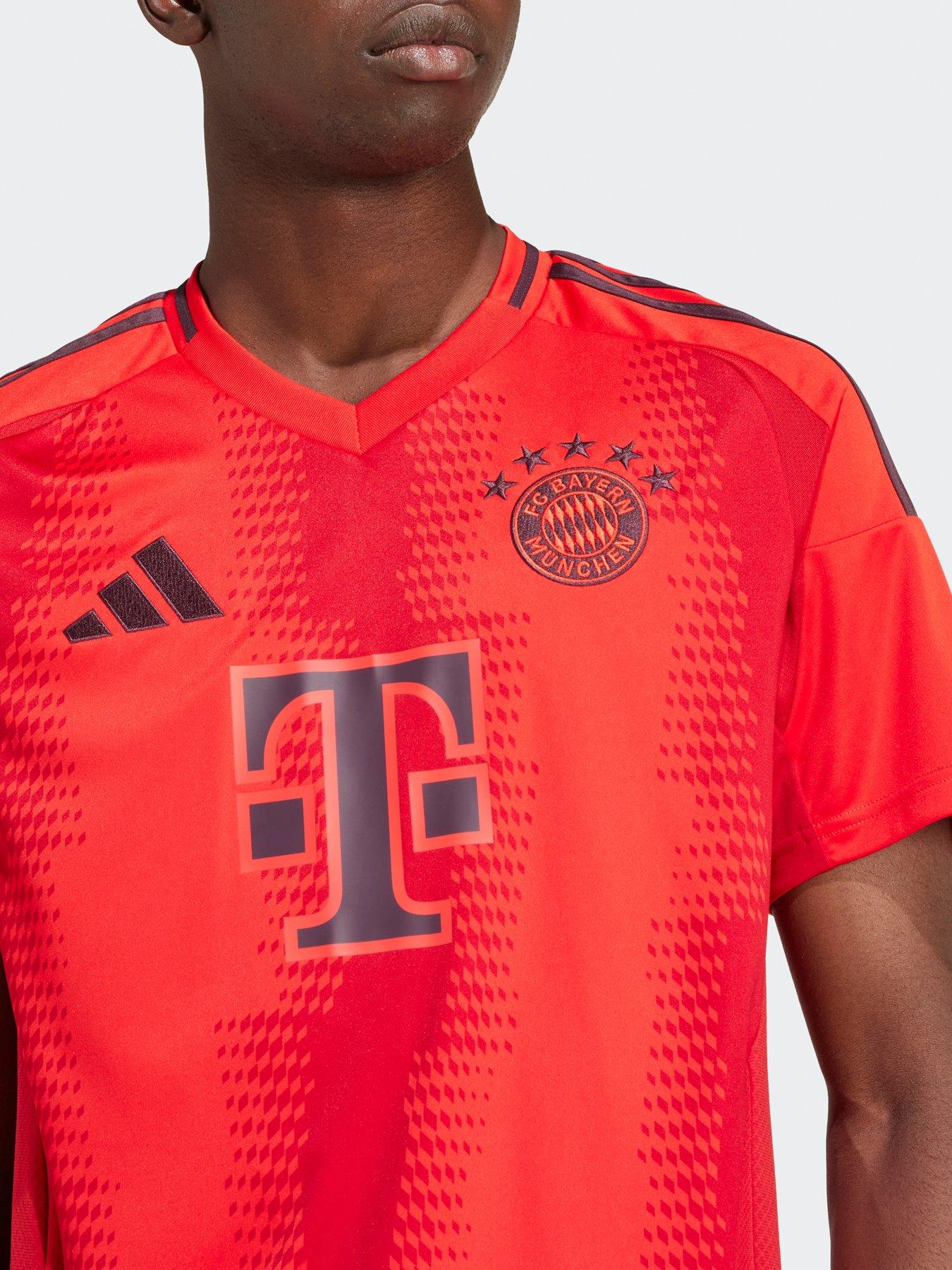 Image 5 of 5 of adidas Bayern Mens 24/25 Home Stadium Replica Shirt -red