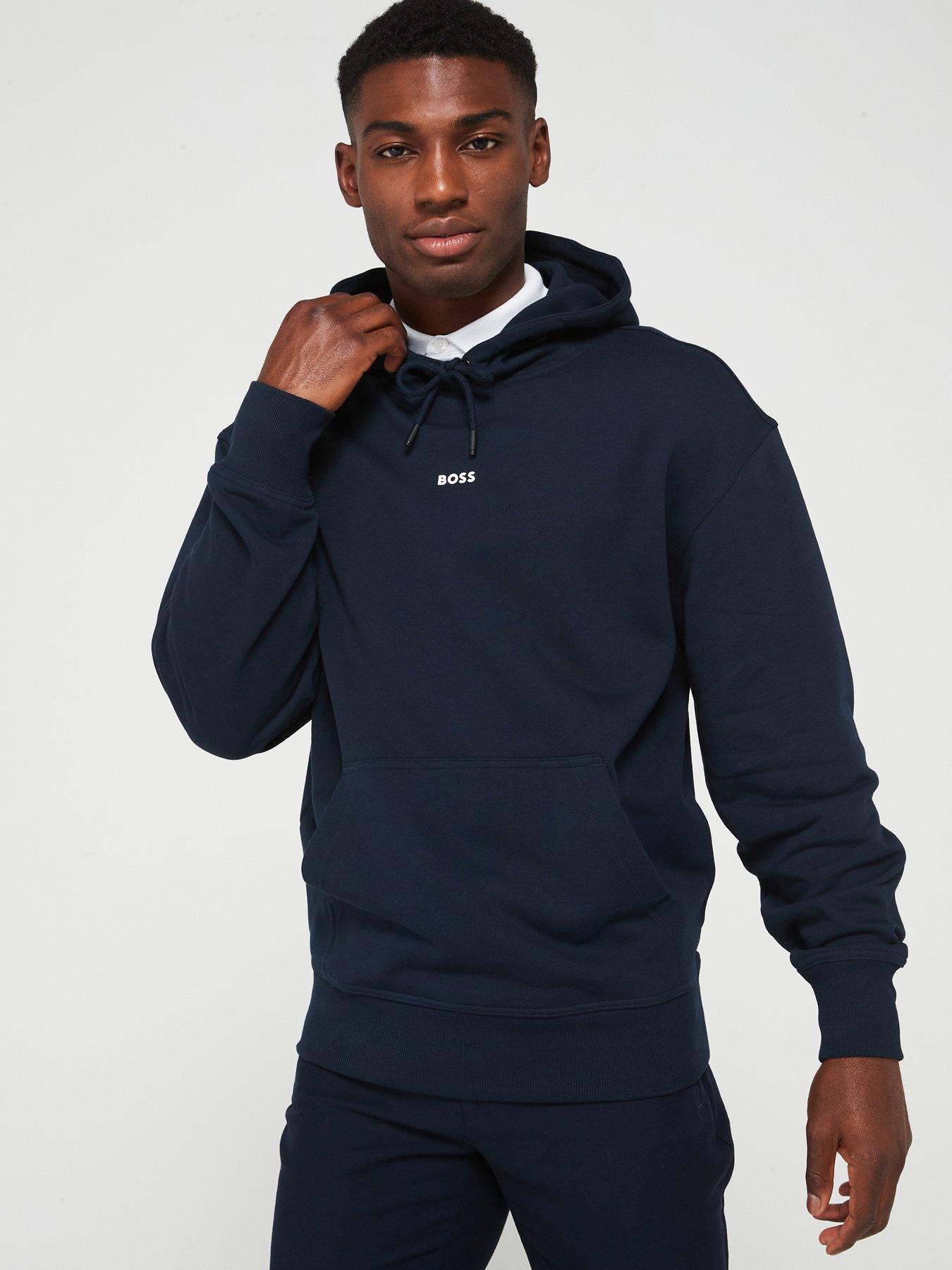 Blue Boss Hoodies sweatshirts Men Very