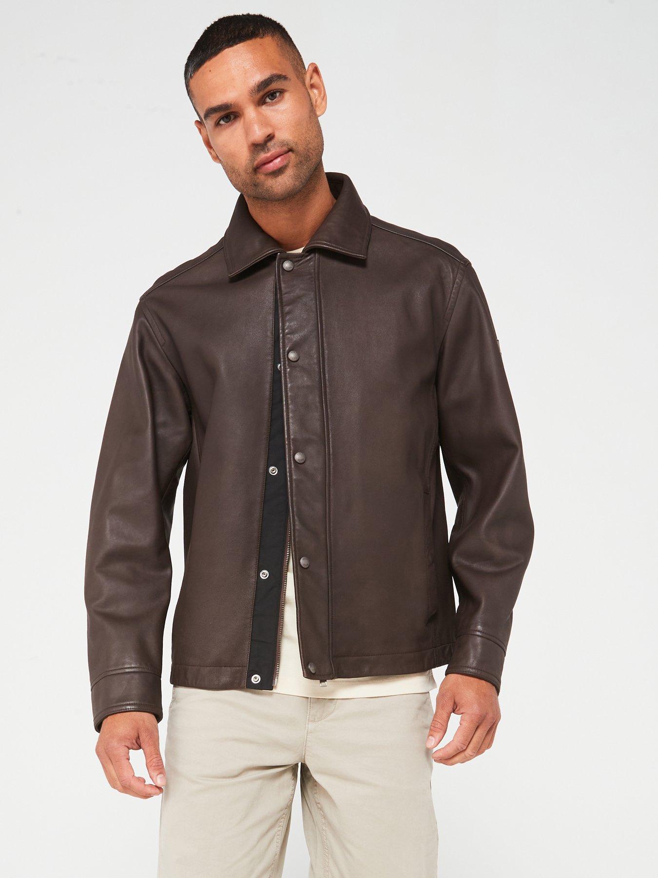 Men | BOSS | jackets | leather jackets | Very