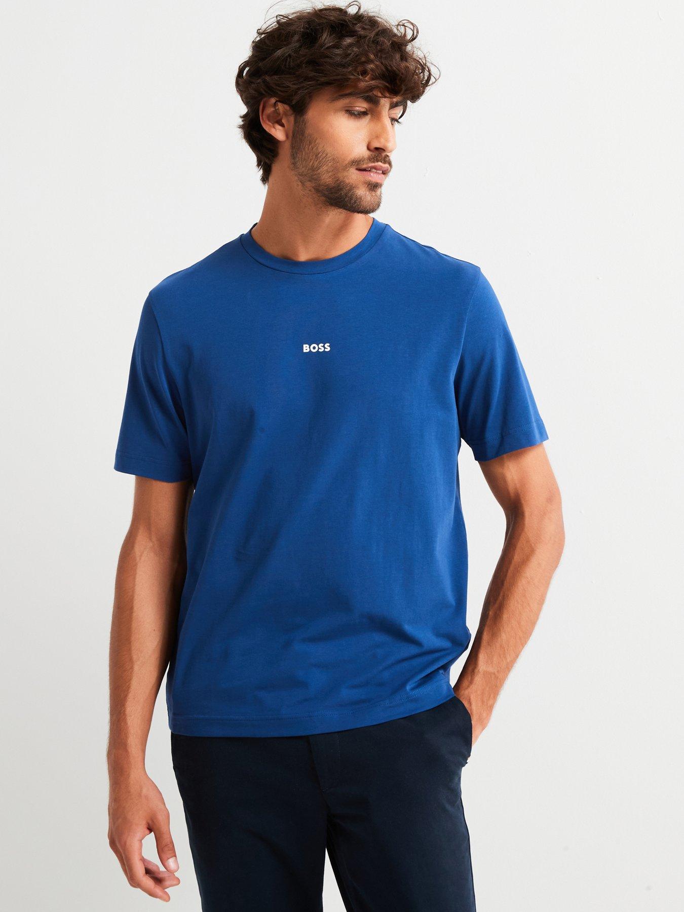 undefined Centre Logo T-Shirt - Blue