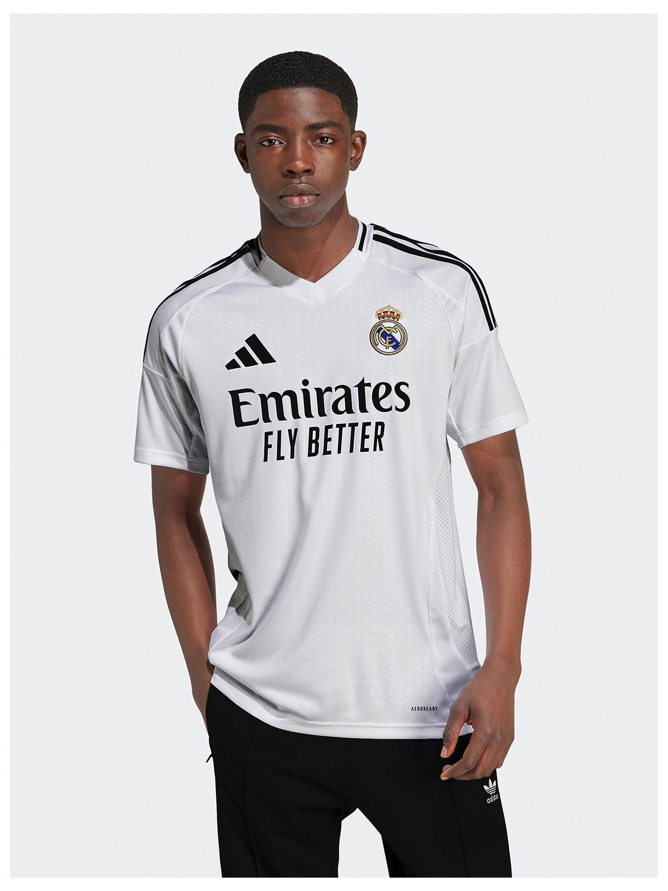 undefined Real Madrid Mens 24/25 Home Stadium Replica Shirt - White
