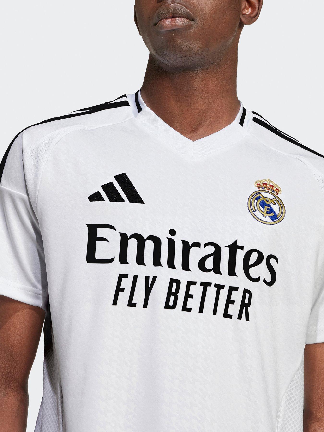 Image 4 of 4 of adidas Real Madrid Mens 24/25 Home Stadium Replica Shirt - White