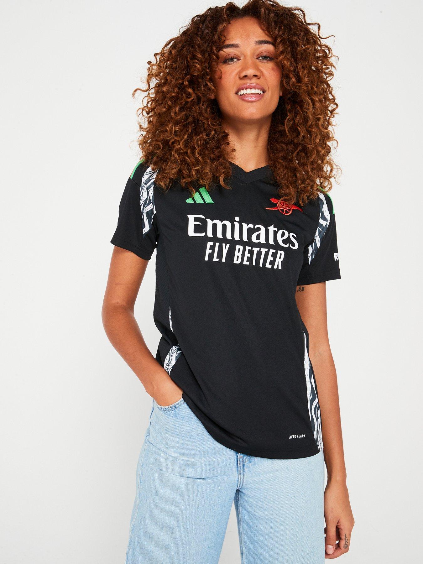 undefined Arsenal Womens 24/25 Away Stadium Replica Shirt -black