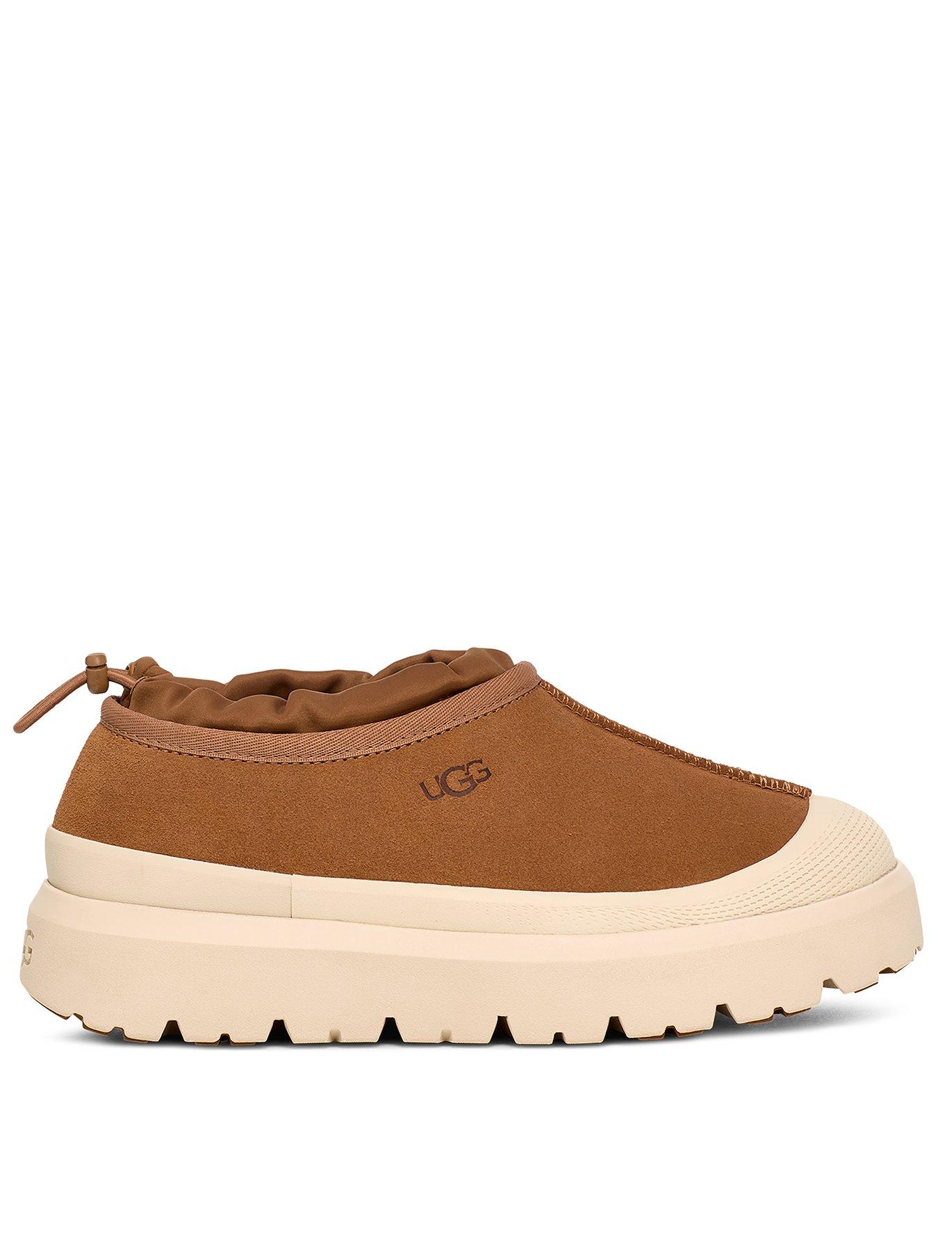 UGG Men's Tasman Weather Hybrid Casual Slip On - Light Brown, Light Brown, Size 8, Men