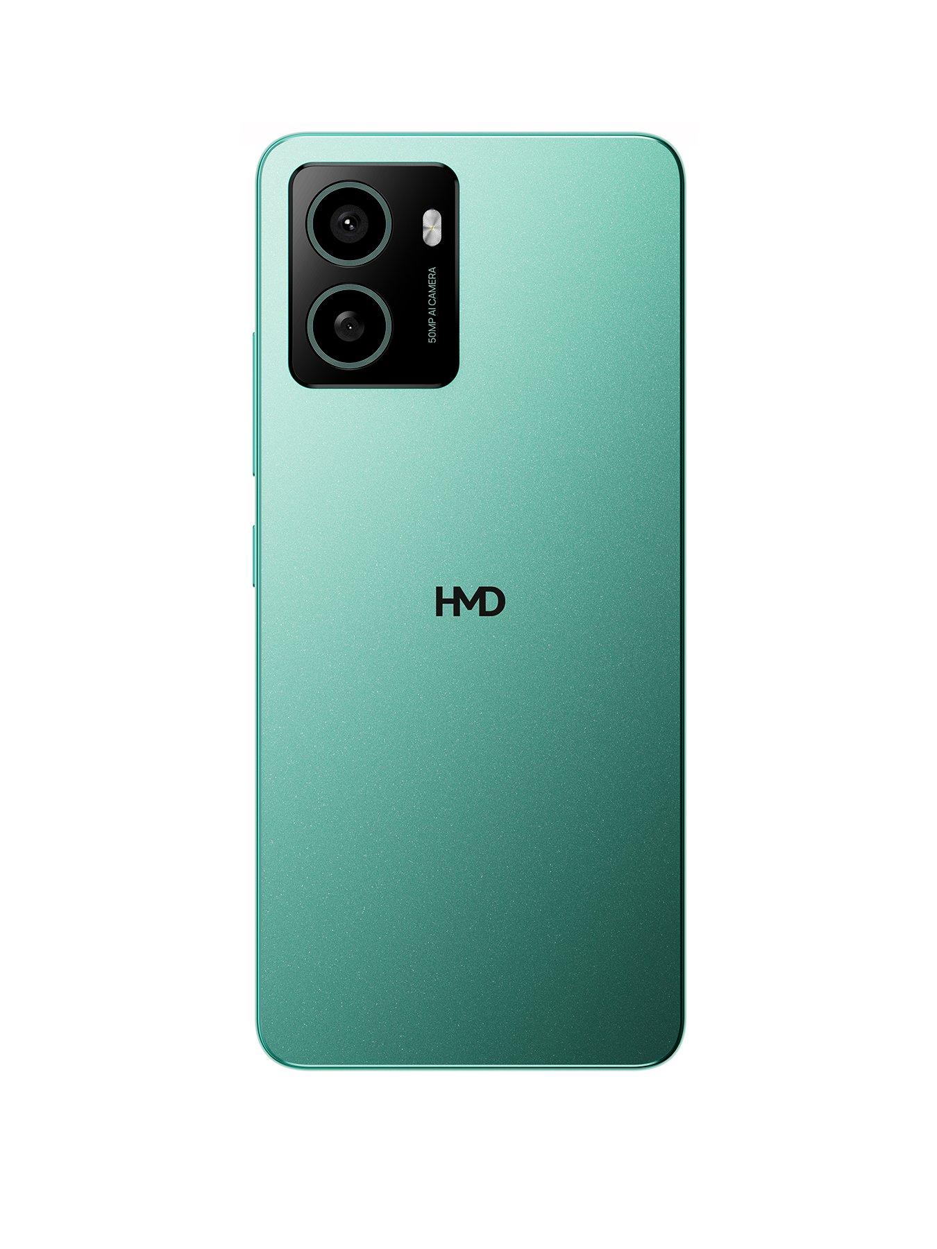 HMD Smartphone Pulse 4G 6,56 HD+, Android 14, cámara dual 13 MP, 4GB/64GB almacenamiento, hasta 59 horas de batería, OZO Audio, fácil de reparar, Dual SIM - Tundra Rose