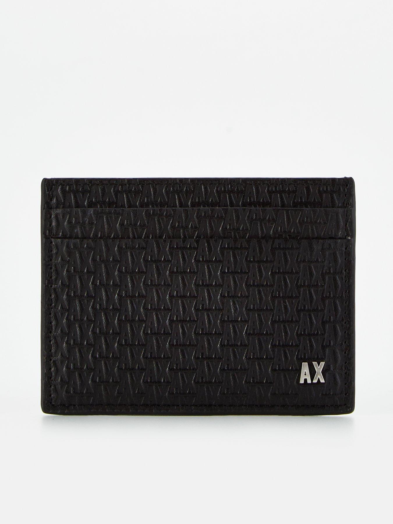 undefined Micro Monogram Credit Card Holder - Black