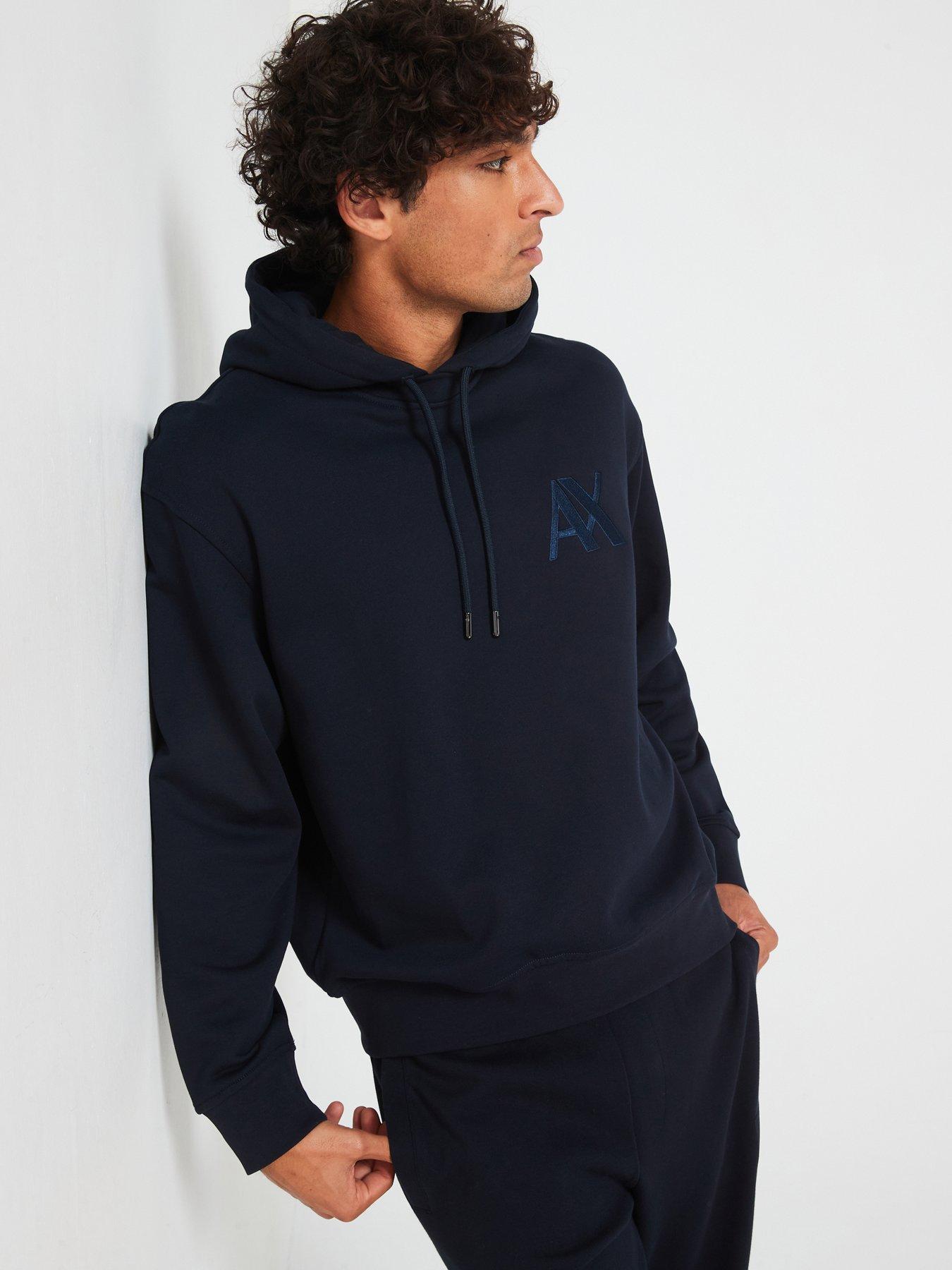 BOSS Bodywear Velour Lounge Sweatshirt Black Very