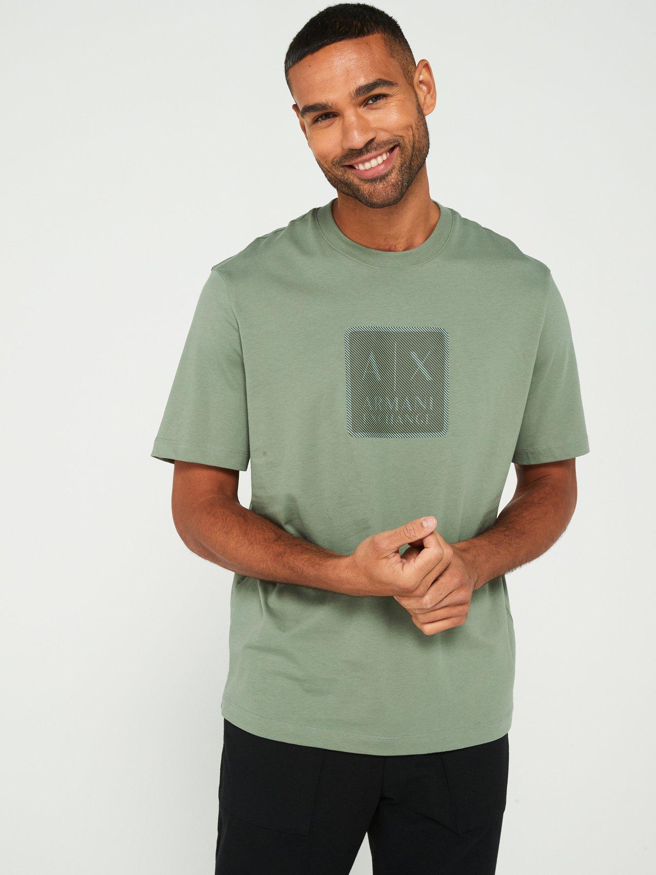 undefined Relaxed Fit Rubberized Logo T-shirt - Green