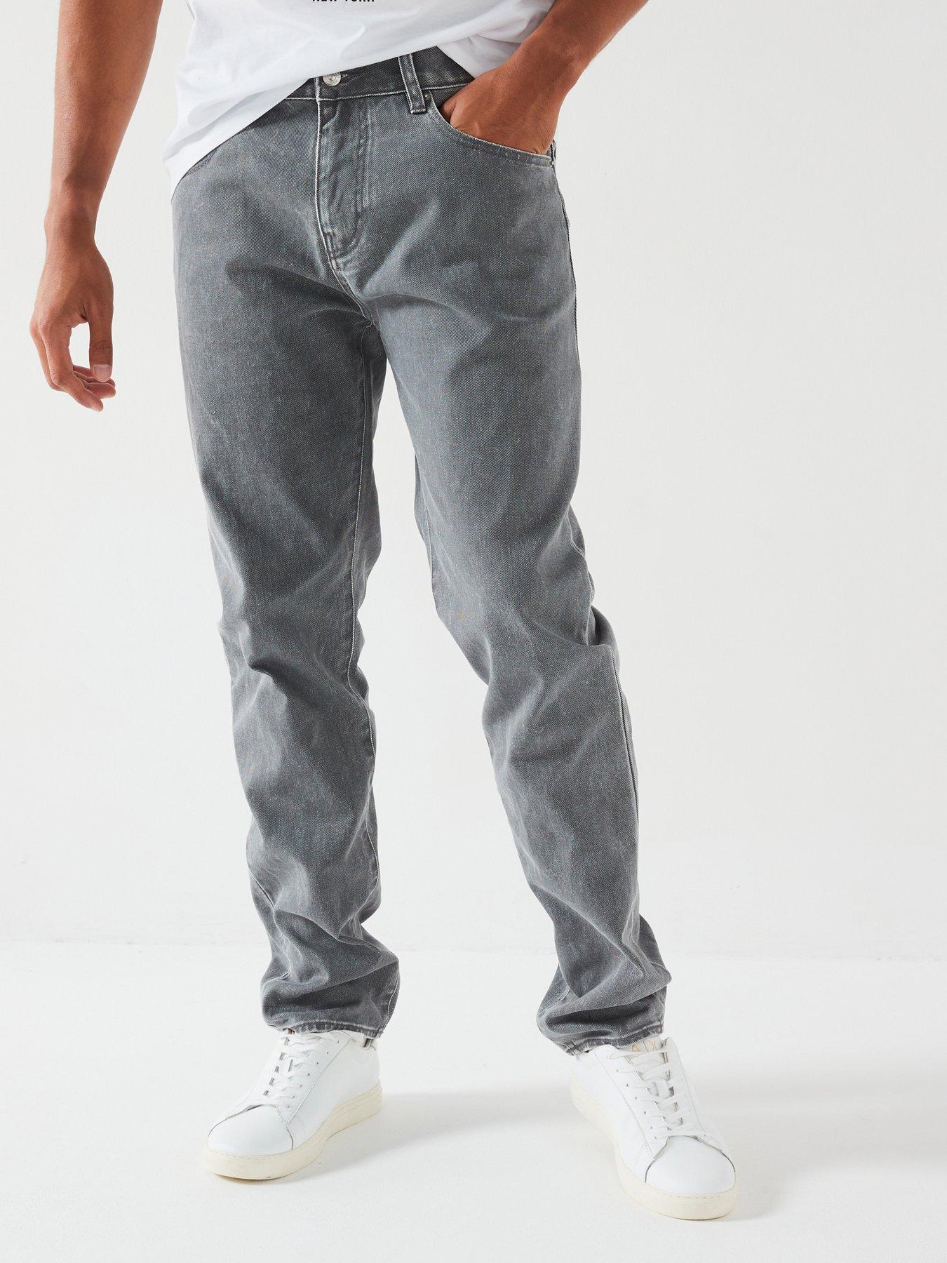 Grey armani jeans best sale