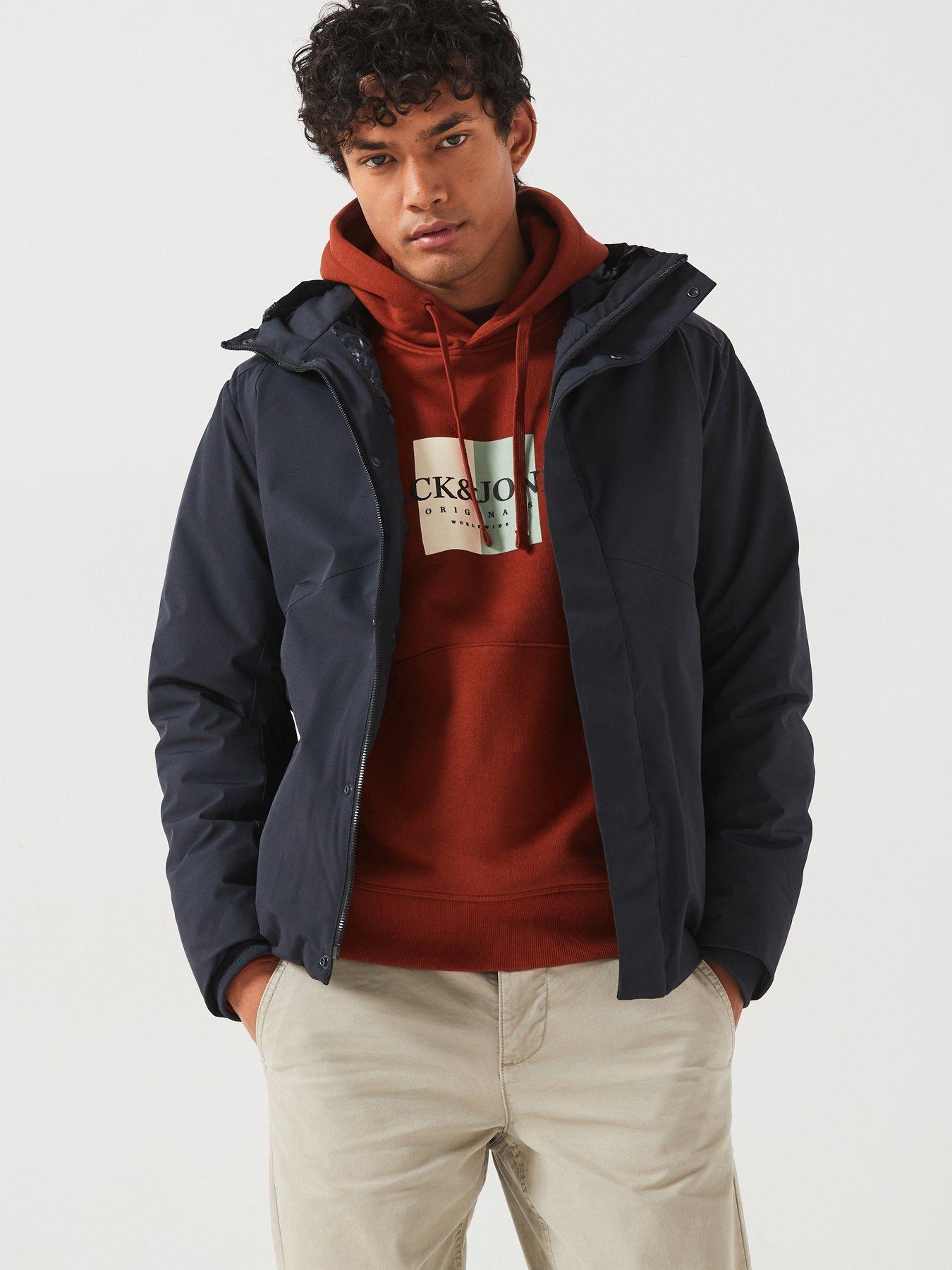 undefined Jack  &  Jones Hooded Jacket - Navy