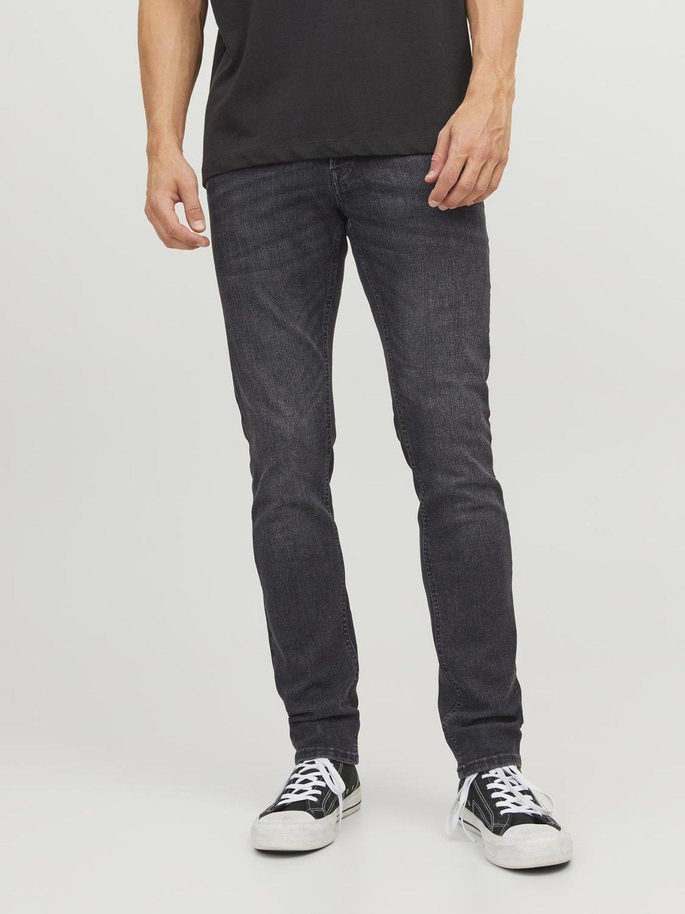 Image 1 of 6 of Jack & Jones Glenn Slim Fit Jeans - Black