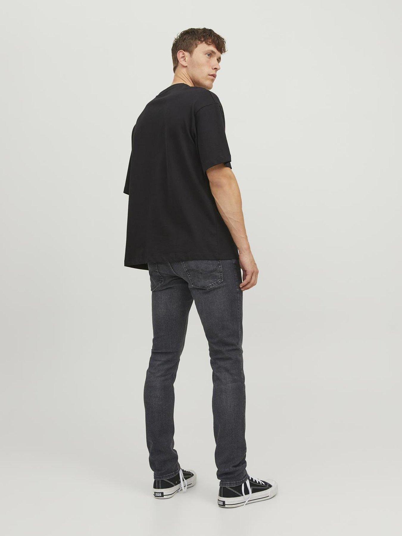 Image 2 of 6 of Jack & Jones Glenn Slim Fit Jeans - Black