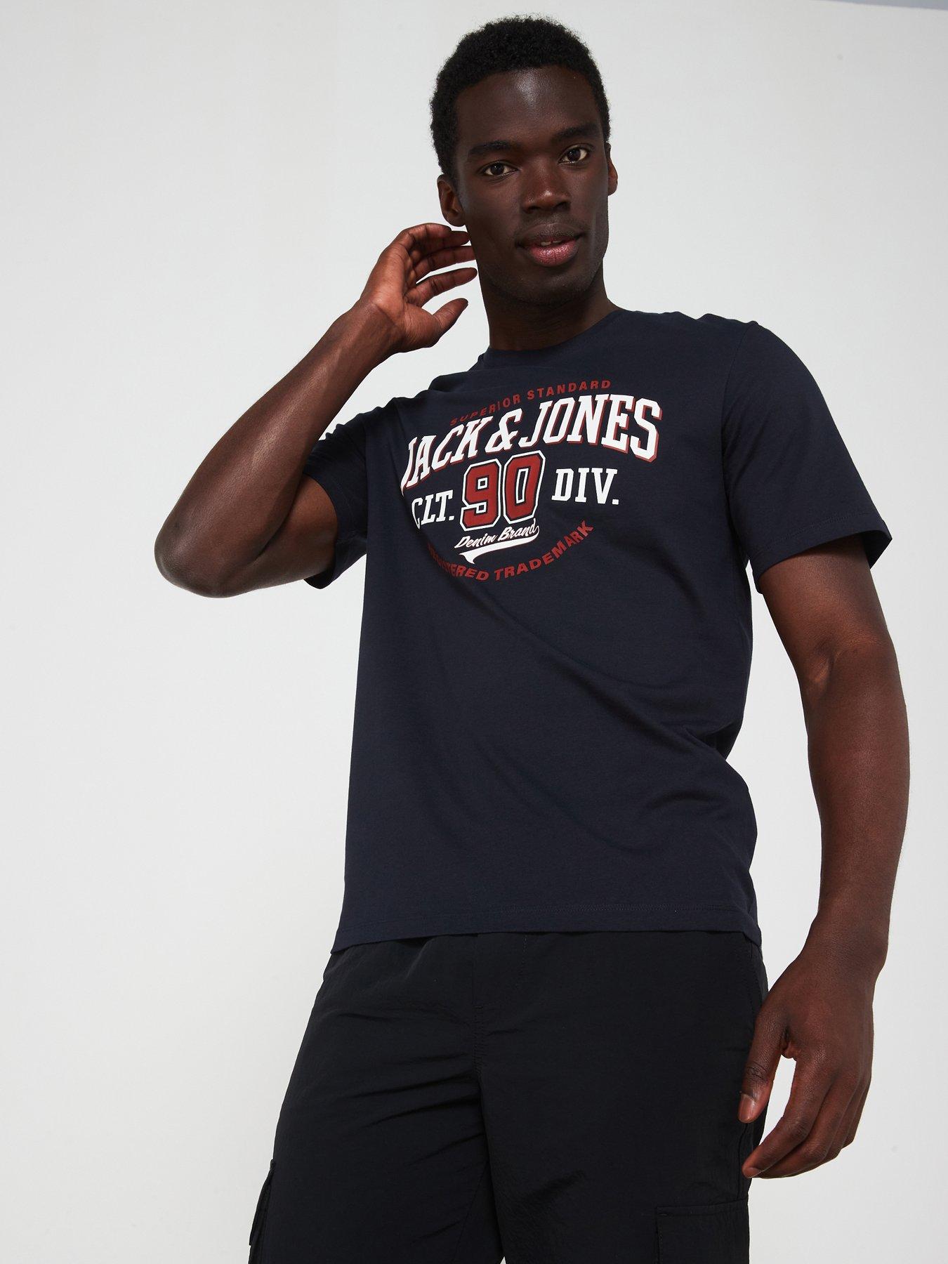 undefined Authentic Denim Goods Logo T-Shirt - Navy
